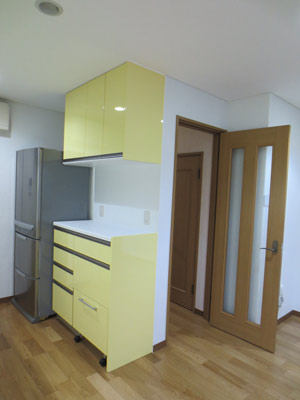 幸せの色は黄色!奥様お気に入りのキッチン 幸せの色は黄色!奥様お気に入りのキッチン